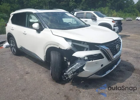 2021 Nissan Rogue Platinum Intelligent Awd из США, поврежденный, VIN JN8AT3DD1MW303368